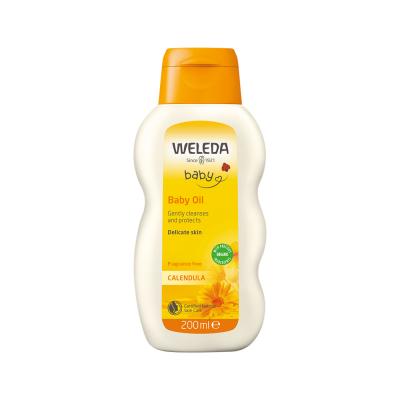 Weleda Baby Organic Baby Oil Calendula Fragrance Free 200ml